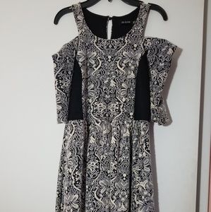 Cute beige and black dress